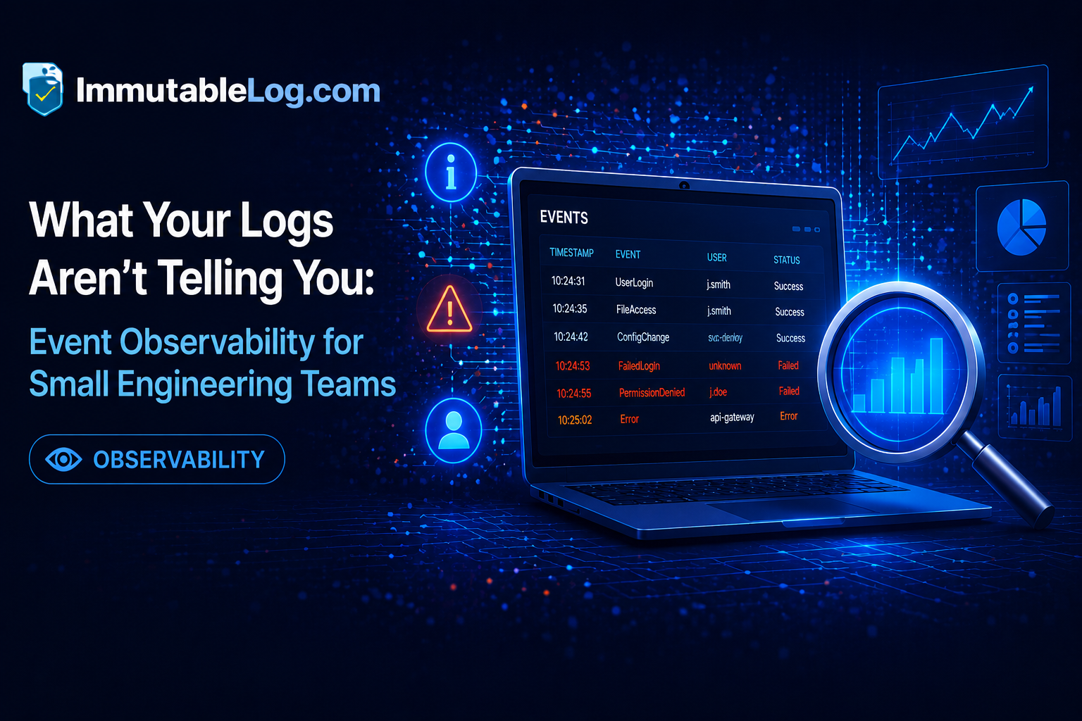 What Your Logs Aren't Telling You: Event Observability for Small Engineering Teams