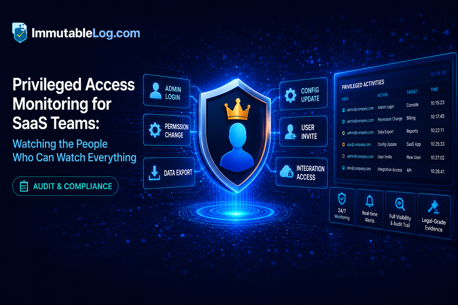 Privileged Access Monitoring for SaaS Teams: Watching the People Who Can Watch Everything